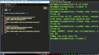 Programming Ruby 08 - Control Flow with 'if'