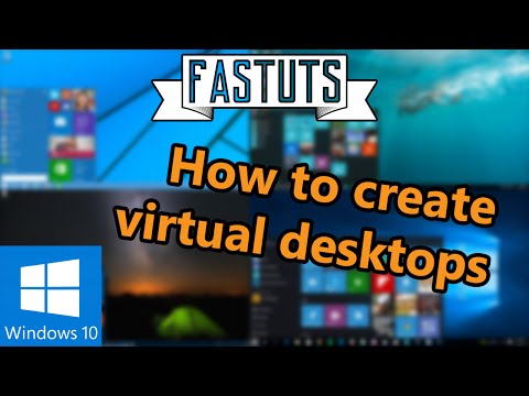 How to Create VIRTUAL DESKTOPS in Windows 10