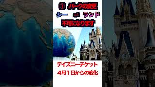 【すぐわかる！】ディズニーチケット購入・利用方法変更点（2023年4月1日、二次元コードから公式サイトに繋がります！）#shorts