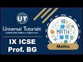 NRL25 - IX ICSE MATHS BG 17/10/2024 -  Rectilinear Figures