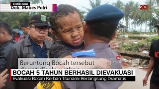 Dramatis! Bocah 5 tahun Berhasil Dievakuasi