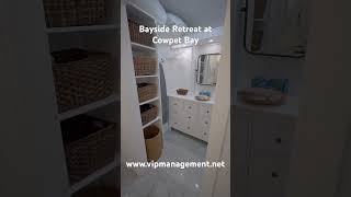 Book your stay at Bayside Retreat, pool, beach, hot tub, beach bar, basketball www.vipmanagement.net