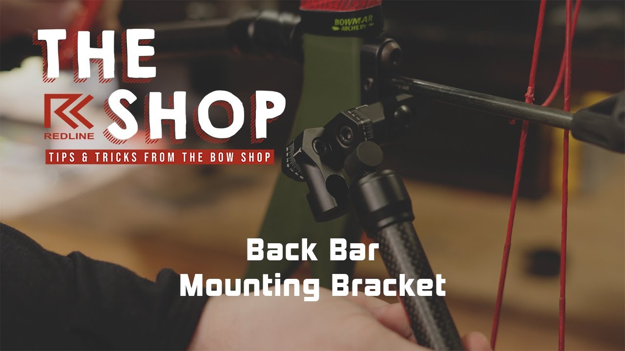 Back Bar Stabilizer Mount - Redline Bowhunting - YouTube