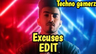 Excuses ft. x ujjwal edit #ujjwalgamer #herobrinesmp #techno gamerz #shorts #trendingshorts #excuses