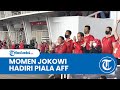 Momen Presiden Jokowi Tiba di SUGBK untuk Nonton Timnas Indonesia, Pakai Jaket Berwarna Merah