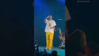Chris Brown dancing to “No Guidance” at In My Feelz festival in LA