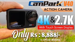 Campark V40 Action Camera |Best Budget Action Camera for MotoVlogging|Best Action Camera Under 10000