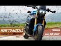 XSR900 2022 + Headlight Conversion Kit + Windscreen Installation Video - Brogue Moto