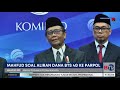 Tanggapan Mahfud MD Soal Aliran Dana Korupsi Proyek BTS ke Parpol