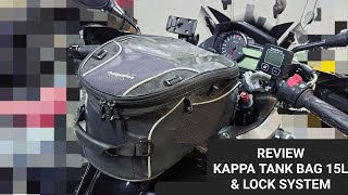 Review KAPPA Tank bag 15 litre กระเป๋าติดถังน้ำมันให้กับเจ้า V Strom 650XT 2017