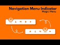 Magic Navigation Menu Indicator in Html CSS & Javascript | Curve Outside Effects | HTML CSS 2022