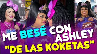 MI BESO CON ASHLEY DE LAS KOKETAS SHOW  | KOKETAS SHOW | CHILINFAS TV | GABY MENDOZA