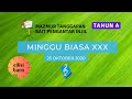 (Edisi Baru) Minggu Biasa XXX 25 Oktober 2020 - Mazmur Tanggapan & BPI (Ref. 069 & PS. 961)