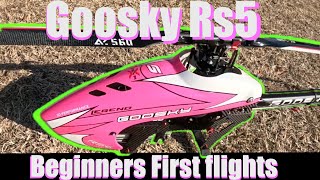 Maiden flight of the Goosky Rs5