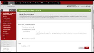 Faculty: Date management feature