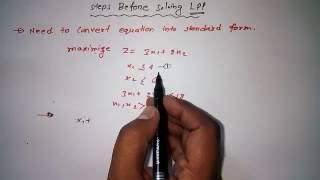 Simple Steps for Converting LLP Equation into Standard Form Tutorial- 11