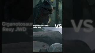 Giganotosaurus JWD vs Rexy JWD