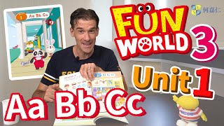 【HESS ENGLISH CLASSROOM】Aa Bb Cc｜Fun World 3 Unit 1