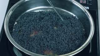 Production of expandable graphite.