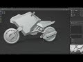 modeling a sci fi motorcycle in blender u0026 how to build complex assets