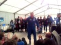 Qik - Astronauts storm the stage during the photoshoot #spacetweetup by Arvid Bux