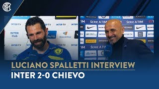 INTER 2-0 CHIEVO | LUCIANO SPALLETTI INTERVIEW: "Congratulations to Sergio Pellissier!"