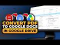 How To Convert PDF To Google Docs in Google Drive (𝟮𝟬𝟮𝟲) | 100% WORKS | NO Yapping & EASY
