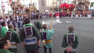 真岡の夏まつり「荒神祭」山車屋台ぶっつけ