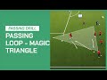 Magic Triangle - Passing Loop | Soccer Coaching Drills