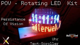 BitBastelei #201 - Rotating LED POV Kit