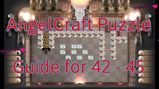 The Genesis Order - AngelCraft Puzzles walkthrough 42,43,44,45 💗 💖🔥 💥