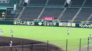 【2軍】阪神タイガース✨守備位置紹介🏟21.9.11甲子園球場⚾️先発 西純矢投手（投球練習あり）