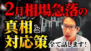 2月相場急落の真相と対応策を全て話します。