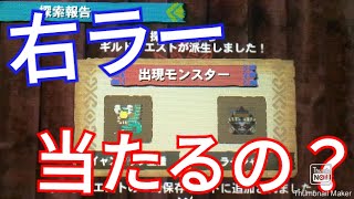 【MH4G】右ラーって本当に当たるの?探索10回やって右ラー狙ってみた結果...【ギルクエ】