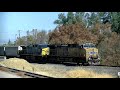 hd 8 up and 3 bnsf trains at binney junction sept 30 2017