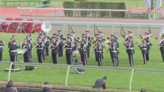 第60回 有馬記念 / 昼の演奏　航空自衛隊-航空中央音楽隊【2015.12.27】中山競馬場  Japan Air Self-Defense Force Military band.