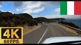 🚗 Driving the scenic road from ALGHERO to BOSA | SARDINIA, ITALY #4k60fps