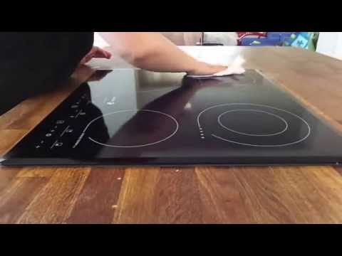 How to clean the induction cooktop How to clean the induction cooktop