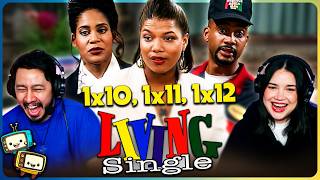 LIVING SINGLE (1993) 1x10, 1x11 \u0026 1x12 REACTION! | First Time Watch | Queen Latifah | Kim Coles