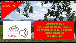 21/2024 # Miniradreise Tag 1 von Haltern am See nach Rheine