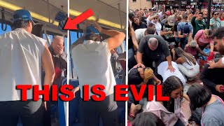 MAN Gets SLAPPED for Preaching JESUS CHRIST on a Bus!