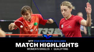 Li Yu-Jhun vs Debora Vivarelli | WS Qual | WTT Star Contender Doha 2024