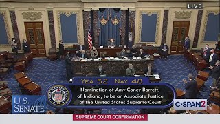 U.S. Senate: Final Debate & Confirmation Vote for U.S. Supreme Court Nominee Judge Amy Coney Barrett