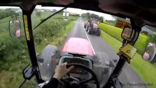 Drawing silage with Two 10 bale Keltec carrier's Gopro