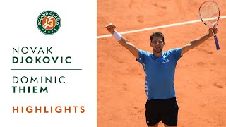 Novak Djokovic vs Dominic Thiem - Semi-Final Highlights | Roland-Garros 2019