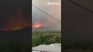 (20:40): Εικόνα χάους από το πεδίο βολής Γιαννούλης, μπροστά απ'τό εκκλησάκι της ΠΑΝΑΓΙΑΣ