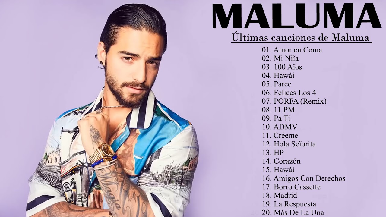 Maluma EXITOS Sus Mejores Canciones - Maluma Album Completo - Las ...