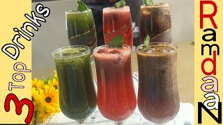 3 Easy Refreshing Ramadan Drinks |Ramadan Recipes