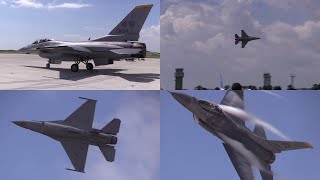 19/08/25 松島基地航空祭2019 曲技飛行 PACAF F-16 Demo Team Demo Flight at JASDF Matsushima AB Air Show