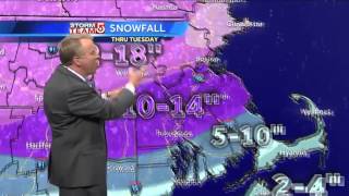 Snowy forecast from Mike